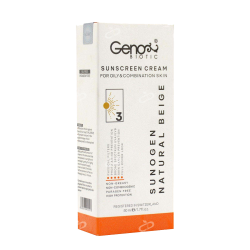 ژنوبایوتیک-کرم ضدافتاب SPF50 پوست چرب و مختلط