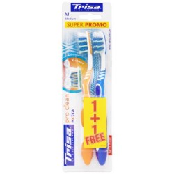 تریزا-مسواک تریزا مدل Extra Pro Clean با برس متوسط